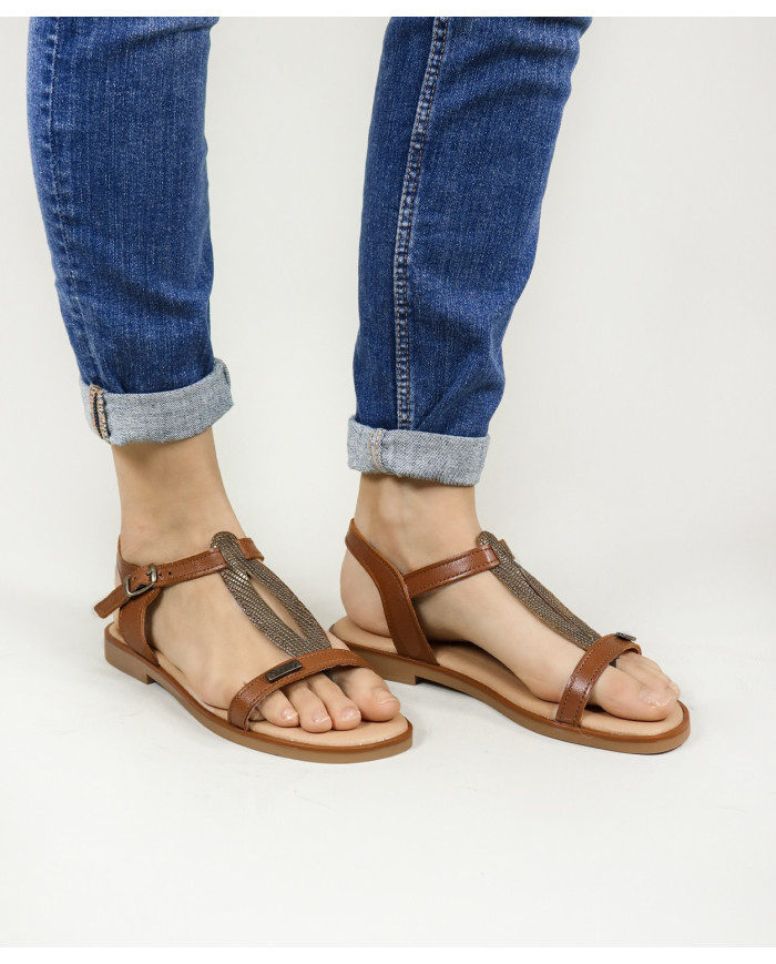 Women's Sandals with Strip Decorated