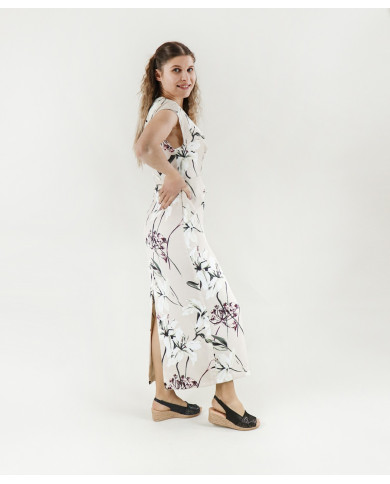 Women's Sandals in Cunha with Skin Decorated