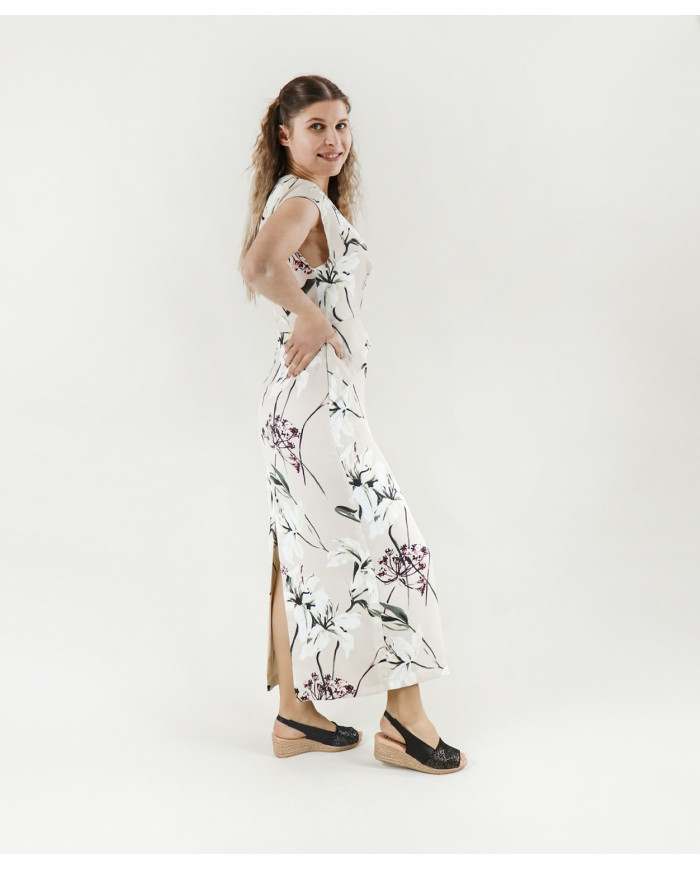 Women's Sandals in Cunha with Skin Decorated