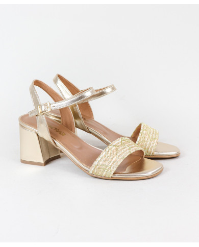 Sandalias de mujer Ginova con decoración de rayas