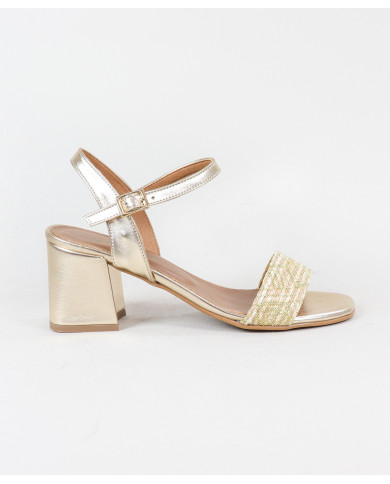 Sandalias de mujer Ginova con decoración de rayas