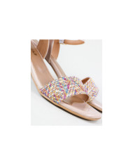 Sandalias de mujer Ginova con decoración de rayas