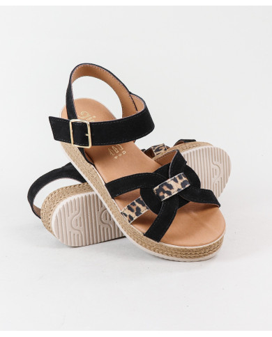 Sandalias de mujeres Ginova con patrón