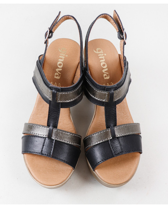 Sandálias de Mulher Ginova Compensadas