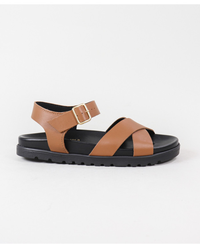 Sandalias de mujeres con azulejo de goma