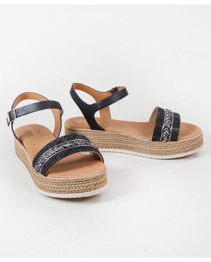 Women's Sandals with Strip Decorated