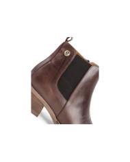 Botas de mujer Ginova en piel con tacón medio