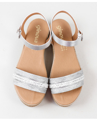 Women's Sandals with Strip Decorated