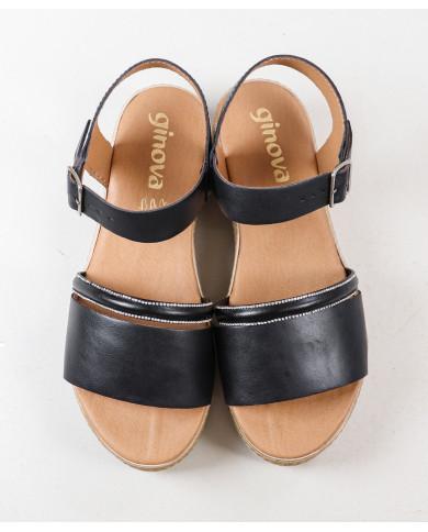 Women's Sandals with Strip Decorated