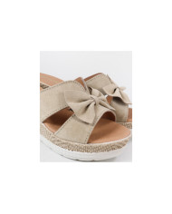 Zapatillas de mujer con cordón decorativo