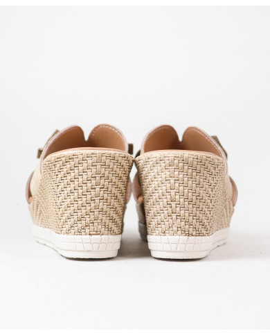 Zapatillas de mujer con cordón decorativo