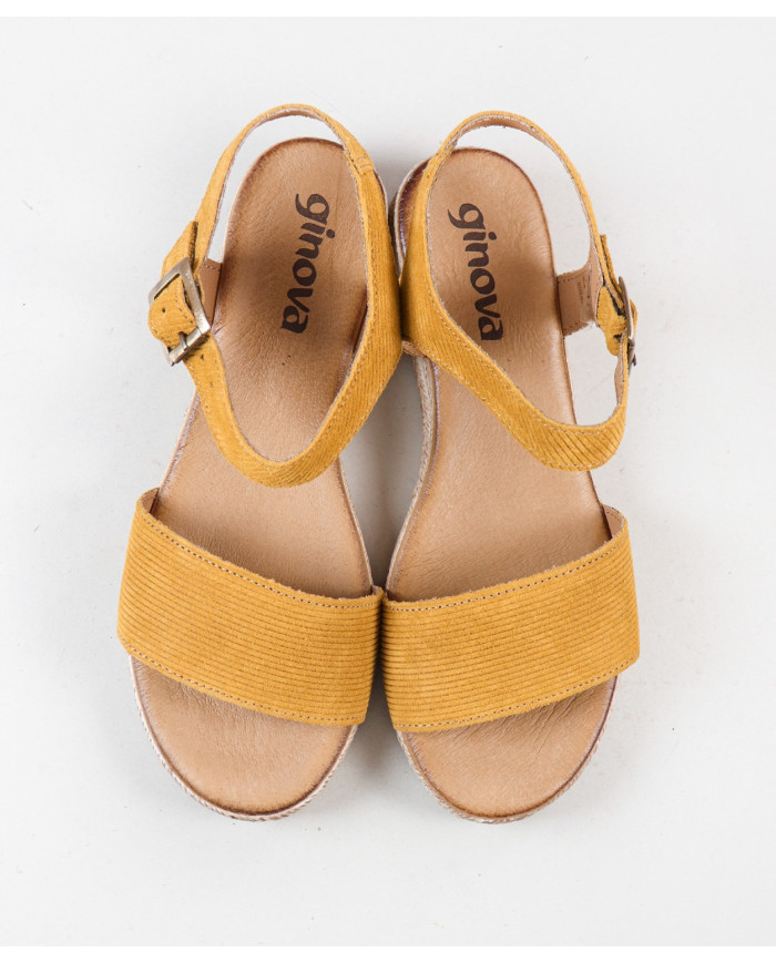 Sandálias de Mulher Compensadas com Tira de Apertar