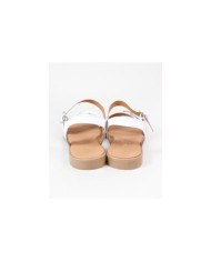 Sandalias de mujeres Ginova con raya decorado con cadena