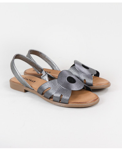 Sandálias de Mulher Ginova com Tira em Relevo