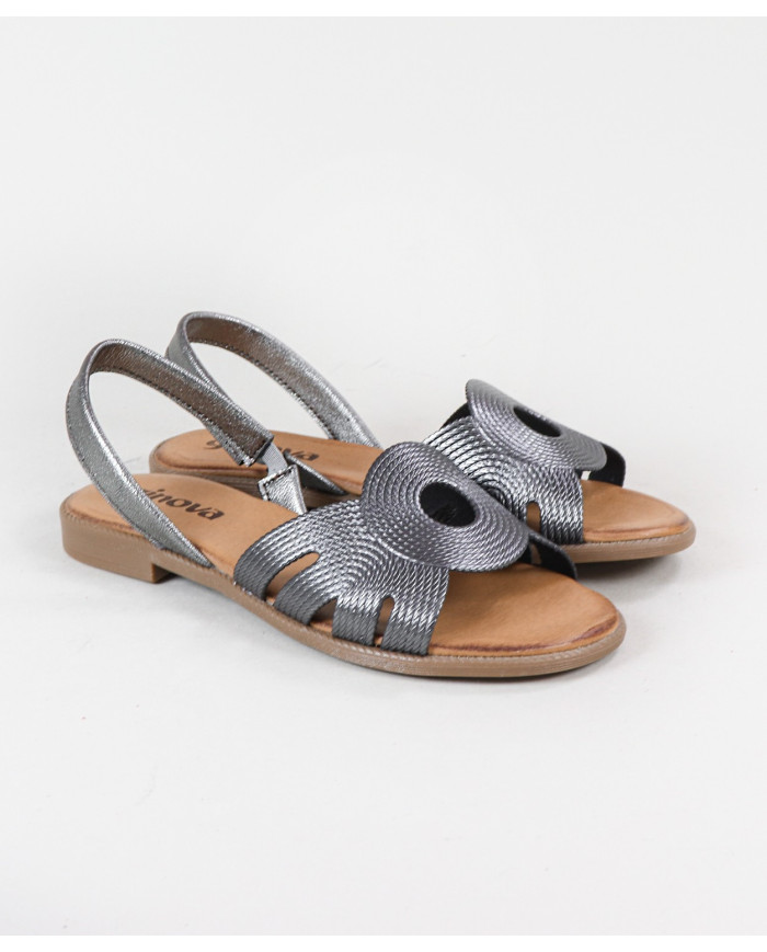 Sandalias de mujeres Ginova con tira en Relevo