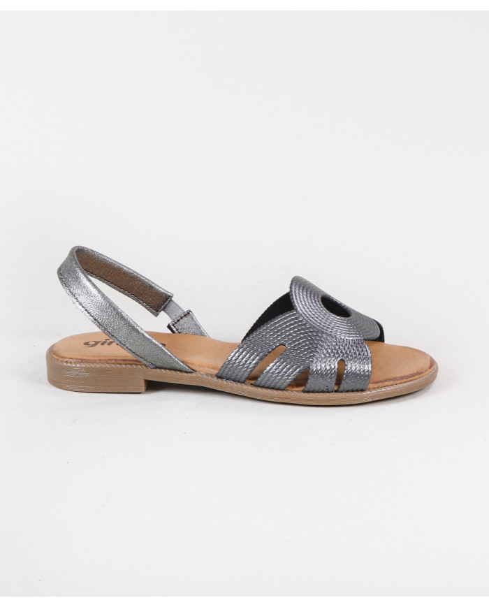 Ginova Women's Sandals with Strip in Relevo