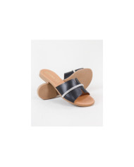 Ginova Women's Slippers with Strip Decorated