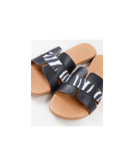 Ginova Women's Slippers with Strip Decorated