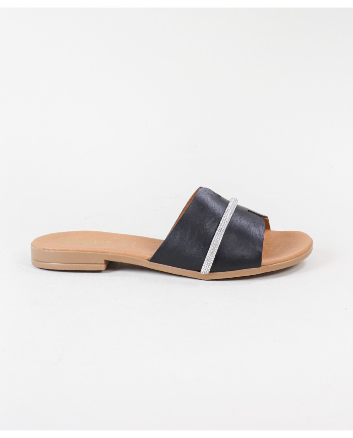 Ginova Women's Slippers with Strip Decorated