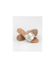 Zapatillas de mujer Ginova con decoración de rayas