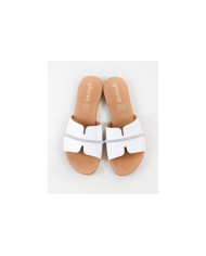 Zapatillas de mujer Ginova con decoración de rayas