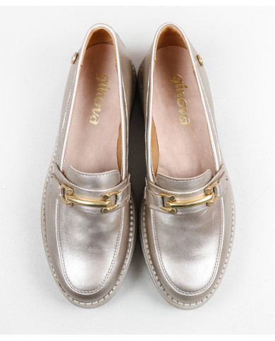 Mocasines de mujeres con plataforma Ginova