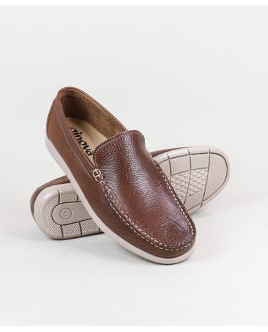 Ginova Man Moccasins en la piel
