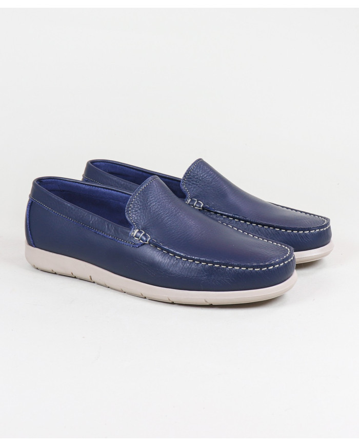 Ginova Man Moccasins en la piel