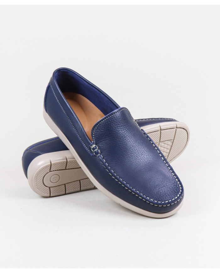 Ginova Man Moccasins en la piel