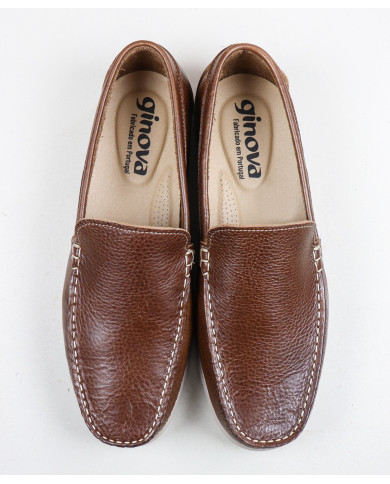 Ginova Man Moccasins in Skin