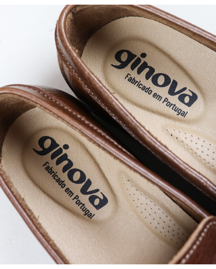 Ginova Man Moccasins in Skin