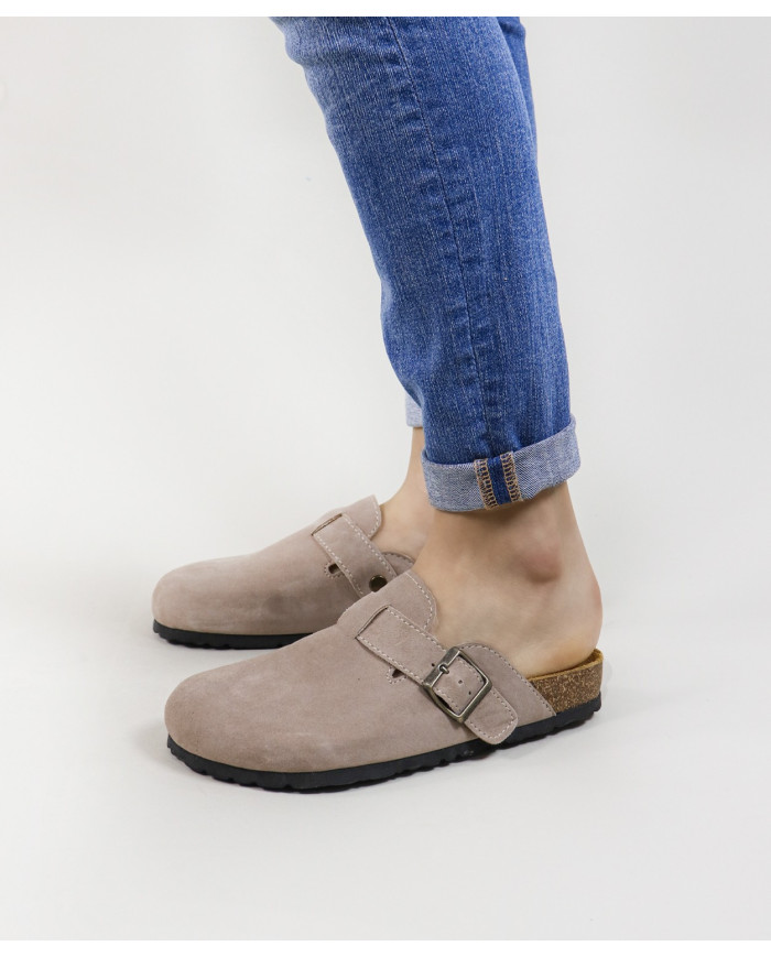 Ginova Leather Woman Slippers