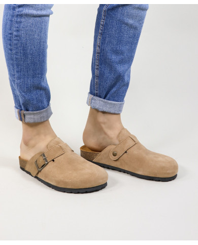 Ginova Leather Woman Slippers