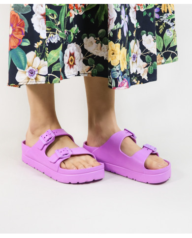Flip Flops Lilac DeFonseca on Women's Platform