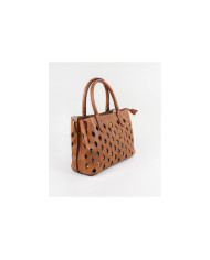 Perforated Women's Bag with Interior Necessaire