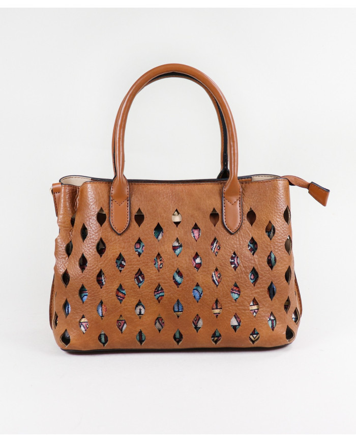 Mala de Mulher Perfurada com Necessaire Interior