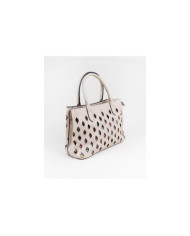 Perforated Women's Bag with Interior Necessaire