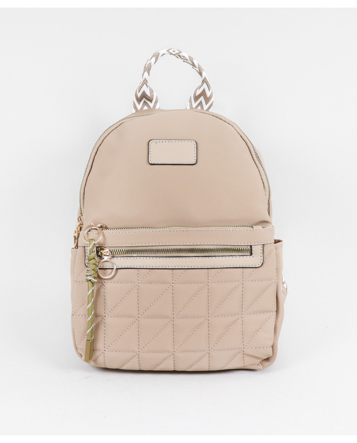 Mochila de mujer con manijas de tela