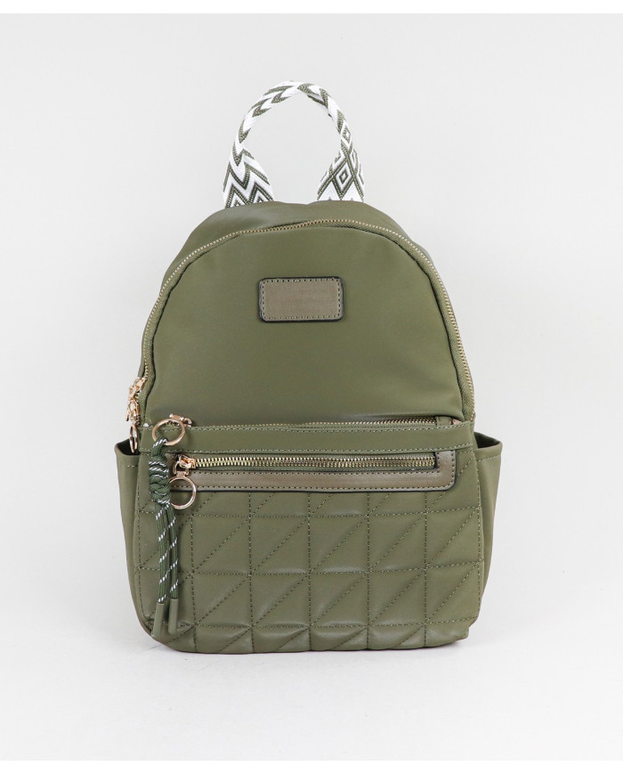 Mochila de mujer con manijas de tela