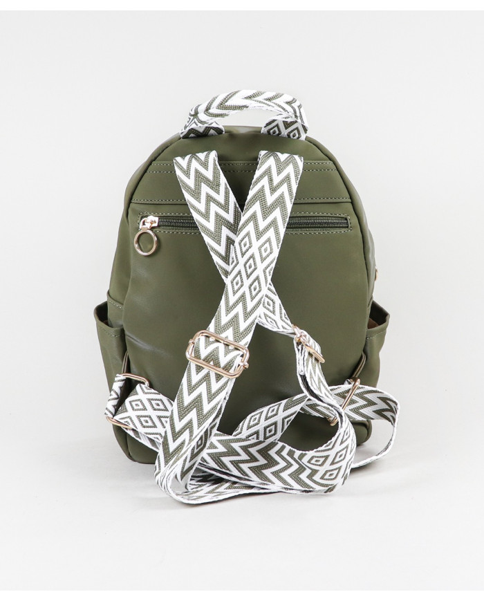 Mochila de mujer con manijas de tela