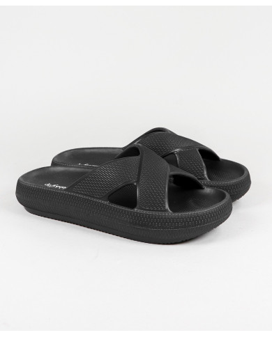 Black Slippers DeFonseca on Women's Platform