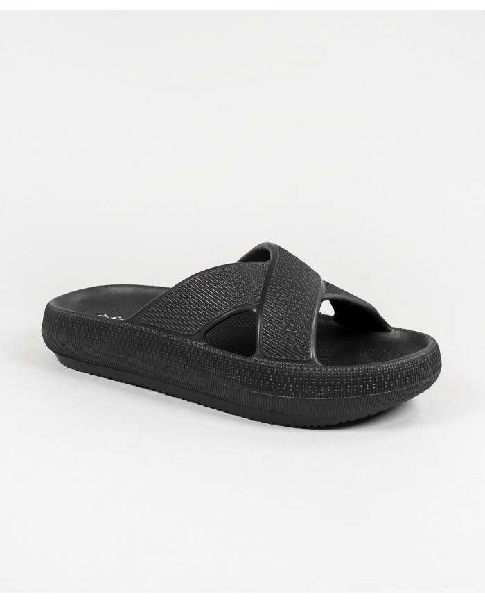 Black Slippers DeFonseca on Women's Platform