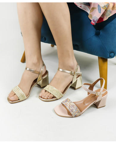 Ginova Women's Sandals with Strip Decorated