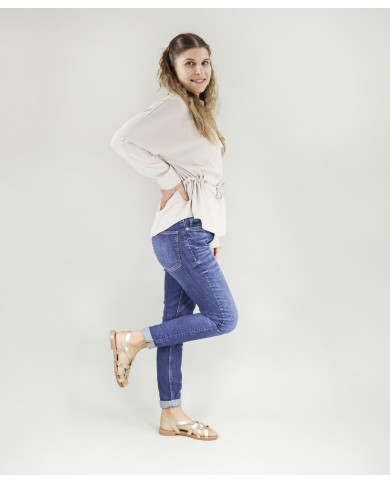 Sandalias de mujeres Ginova con rayas