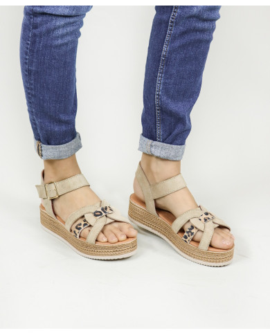 Sandalias de mujeres Ginova con patrón