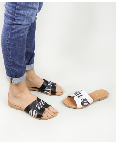 Chinelos de Mulher Ginova com Tira Decorada