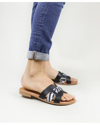 Chinelos de Mulher Ginova com Tira Decorada