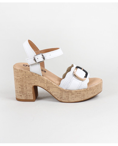 Sandalias de mujer Ginova con decoración de rayas