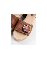 Sandalias de mujer Ginova con decoración de rayas