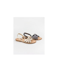 Ginova Women's Sandals with Elastic in the Strip